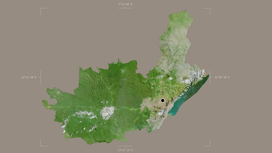 Satellite image of Ituri Province | Democratic Republic of the Congo