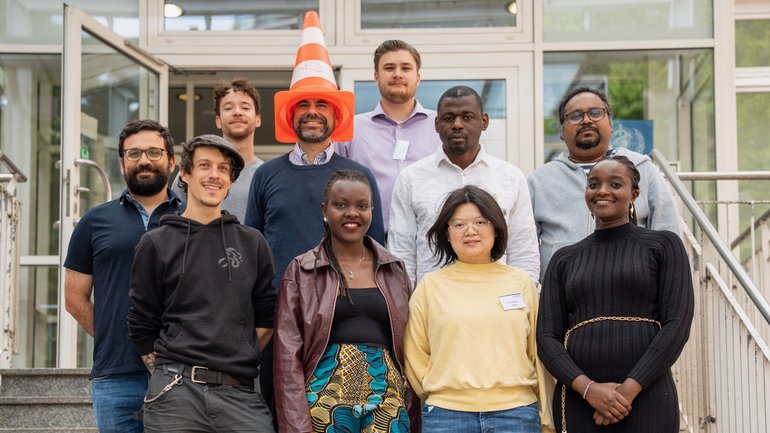 Group Picture Group Picture AG Otto with cone