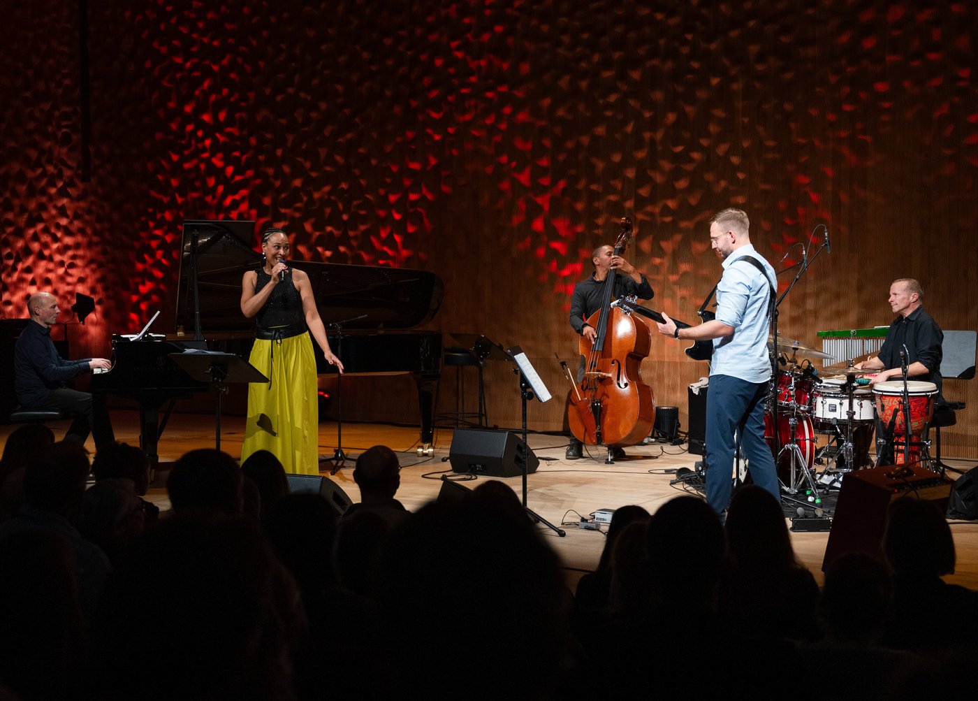 Das Beatrice-Asare-Quintett im Kleinen Saal der Elbphilharmonie