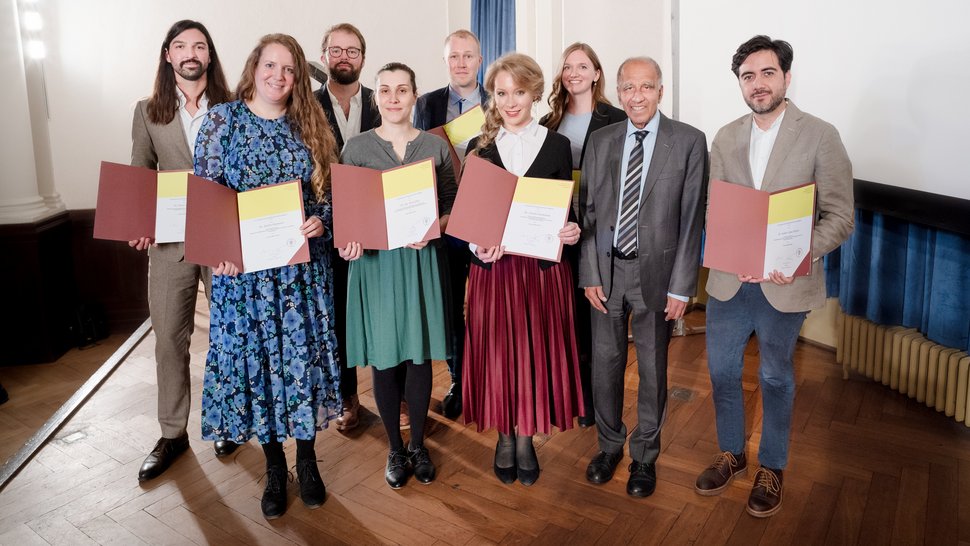 Die neuen Young Academy Fellows Gruppenbild mit den neuen Young Academy Fellows