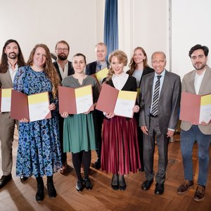 Gruppenbild mit den neuen Young Academy Fellows