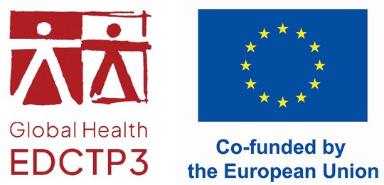 Förderung: Global Health EDCTP3 Doppellogo von EDCTP3 und EU