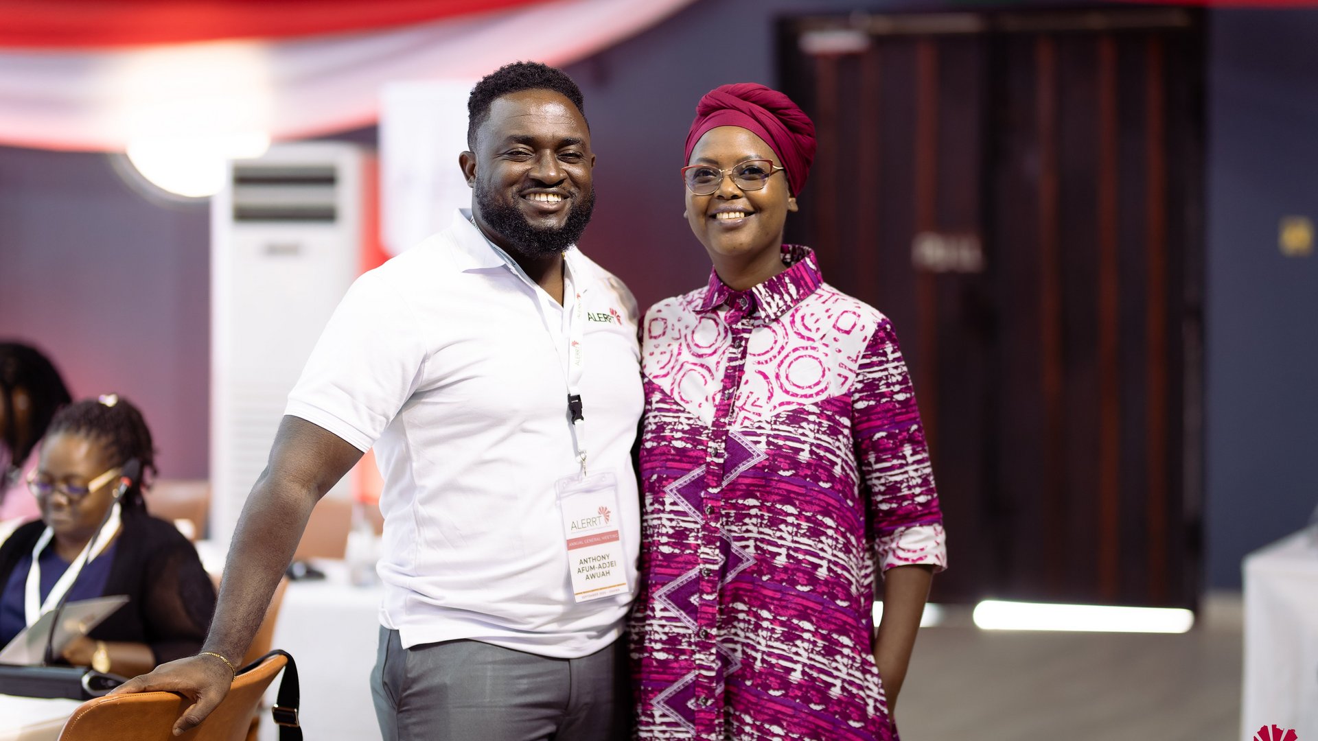 Anthony and Dr Oumo Maiga