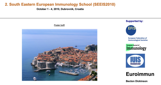 SEEIS 2010 SEEIS 2010 announcement