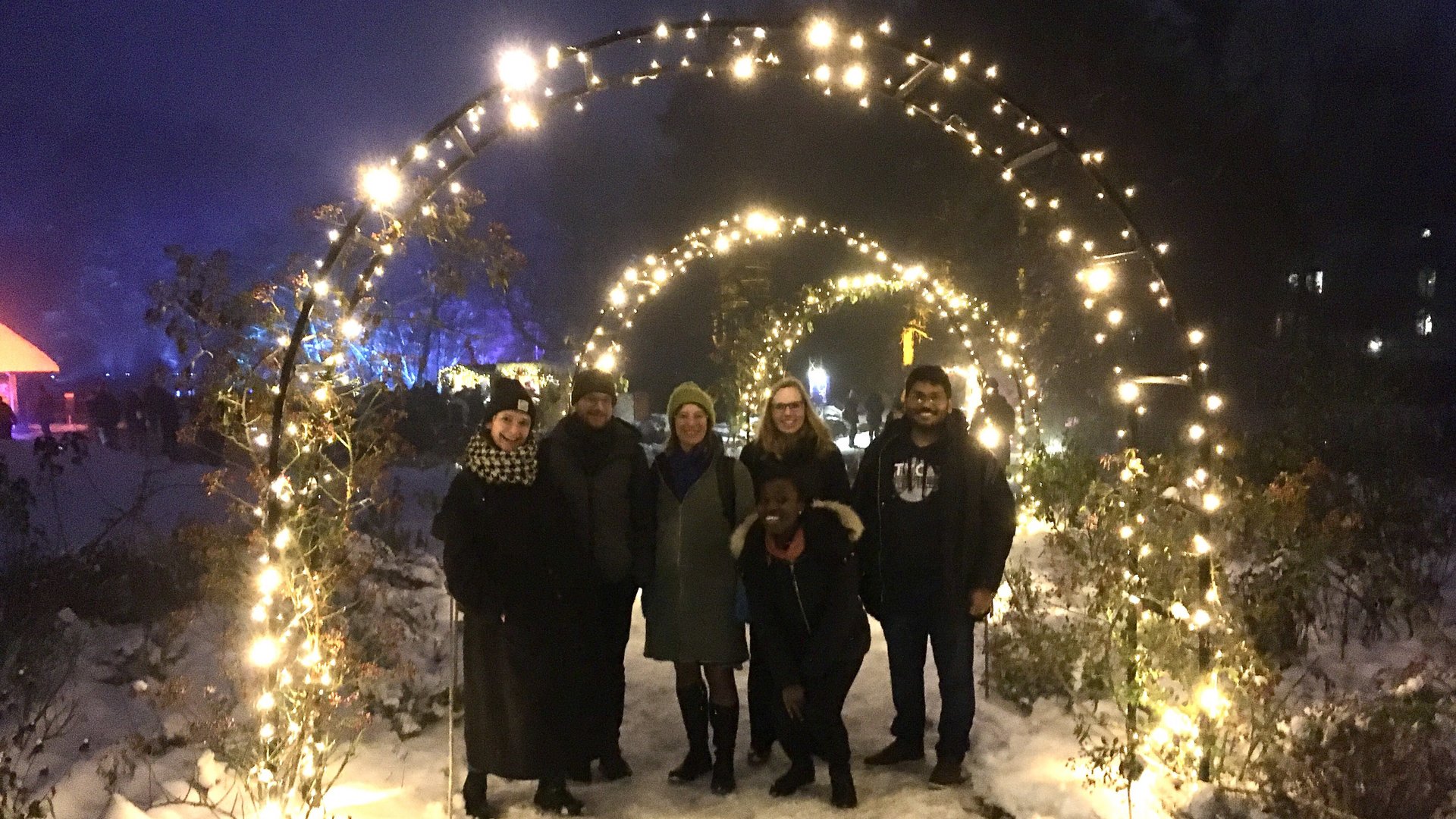 workgroup in the snow