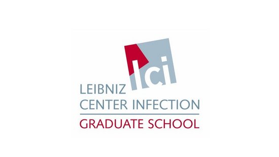 Logo Leibniz Center Infection: in blau-grau steht in der Mitte des Logos Leibniz, daneben ist ein angewinkeltes ebenfalls blaue-graues Rechteck, bei dem eine Ecke asymetrisch in rot eingefasst ist. In dem Recheckt sieht man in weiß die Buchstaben L C I. Unter Leibniz steht ebenfalls in blau-grau Center Infection.Darunter in Rot Graduate School.Logo Leibniz Center Infection: in blau-grau steht in der Mitte des Logos Leibniz, daneben ist ein angewinkeltes ebenfalls blaue-graues Rechteck, bei dem eine Ecke asymetrisch in rot eingefasst ist. In dem Recheckt sieht man in weiß die Buchstaben L C I. Unter Leibniz steht ebenfalls in blau-grau Center Infection.Darunter in Rot Graduate School.