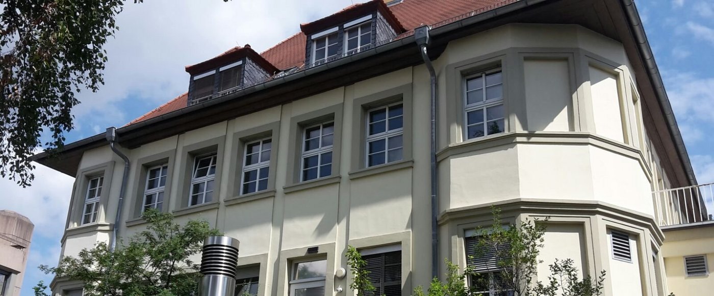 The building of the Institute of Hygiene and Microbiology of University Wurzburg
