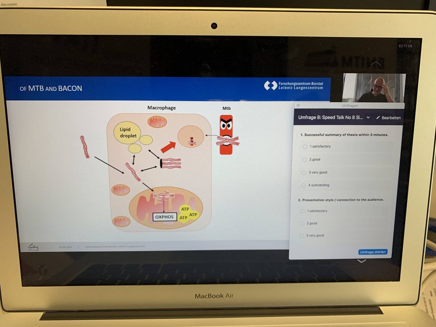 The image shows a screen shot of a graphical representation of tissue.