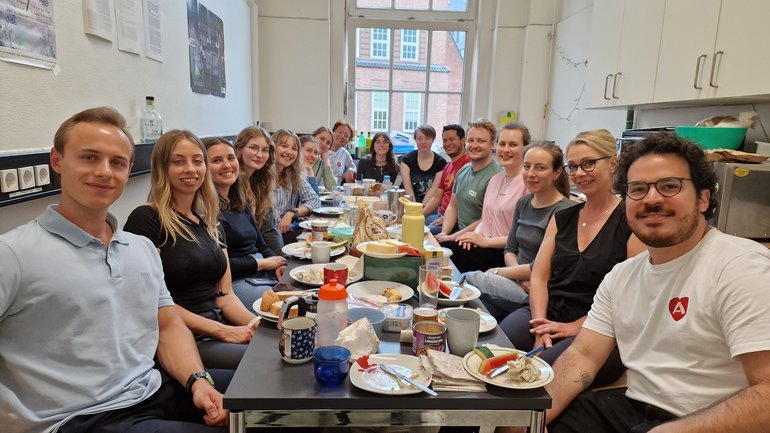 Brunch in the Spielmann kitchen