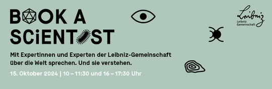 Book a Scientist 2024 Banner von Book a Scientist 2024