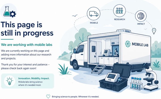 Mobile Lab Progress " "
