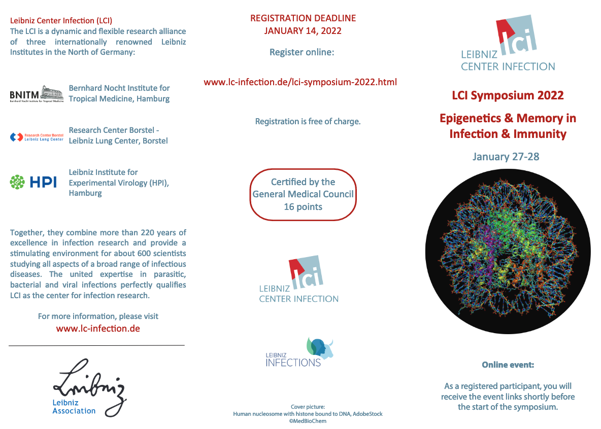 Flyer des LCI-Symposiums Screenshot Flyer LCI-Symposium