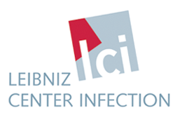 The logo of the LCI shows a grey lettering on a white background. To the right, slightly above it, a slanted grey-red square protrudes with the white letters "LCI".