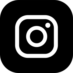 Black and white instagram symbol