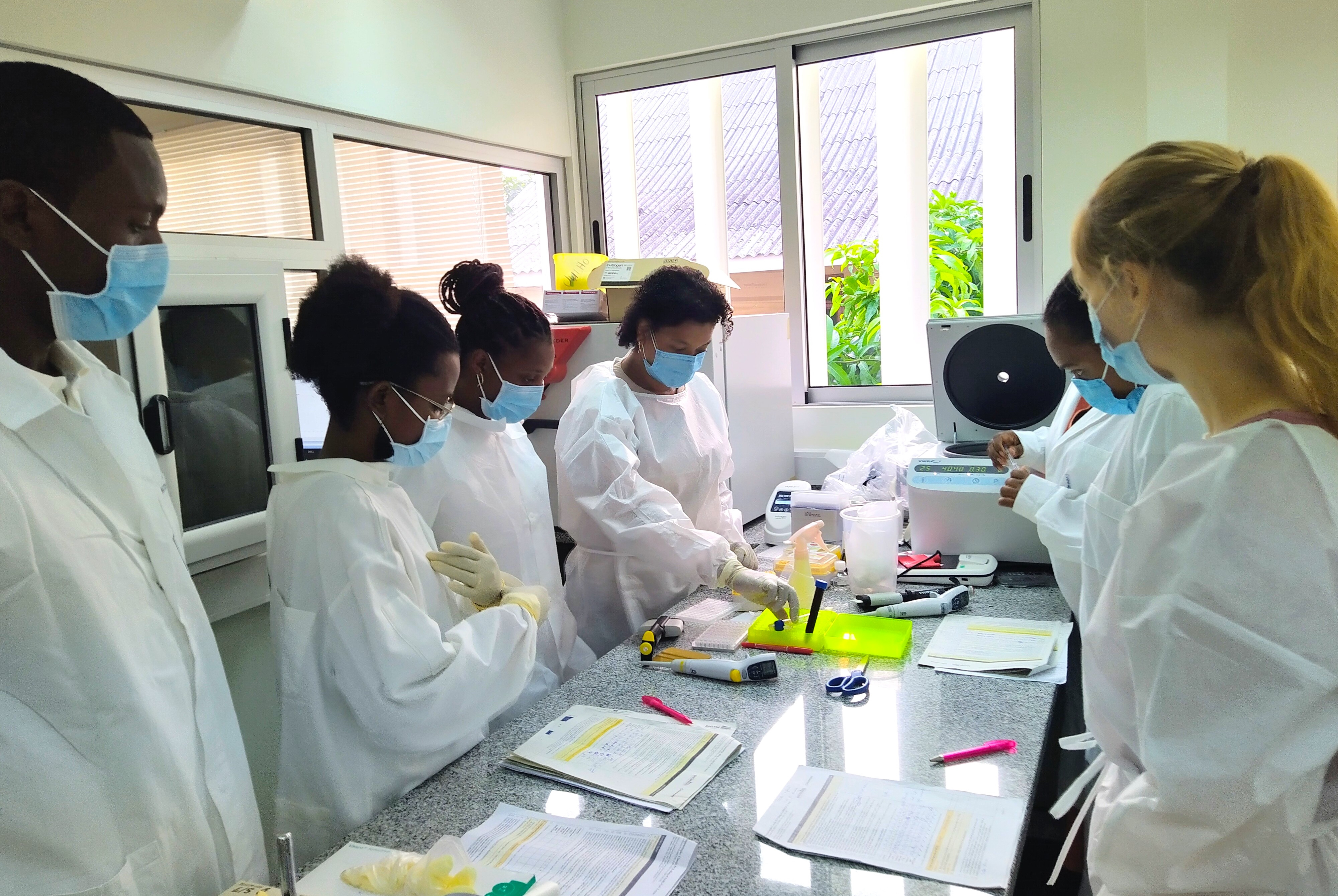 Next-generation sequencing training in São Tomé and Príncipe